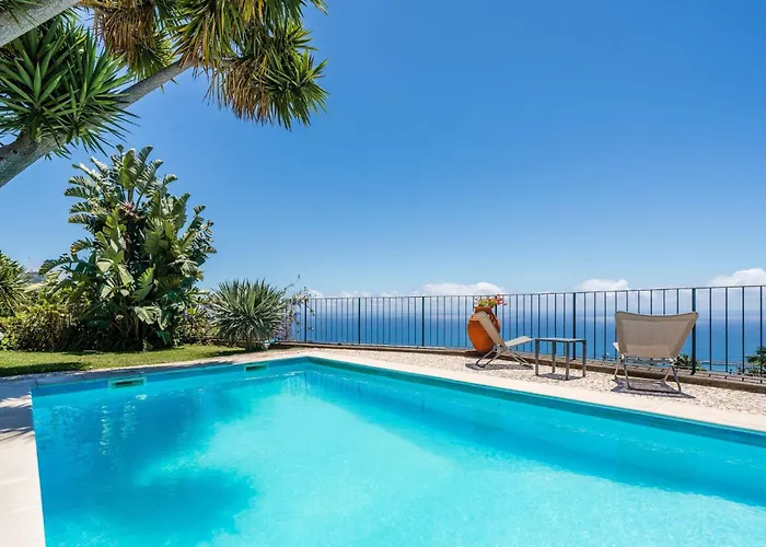 Magnificent Quinta D'alegria 4 Bedrooms Panoramic Sea View 丰沙尔
